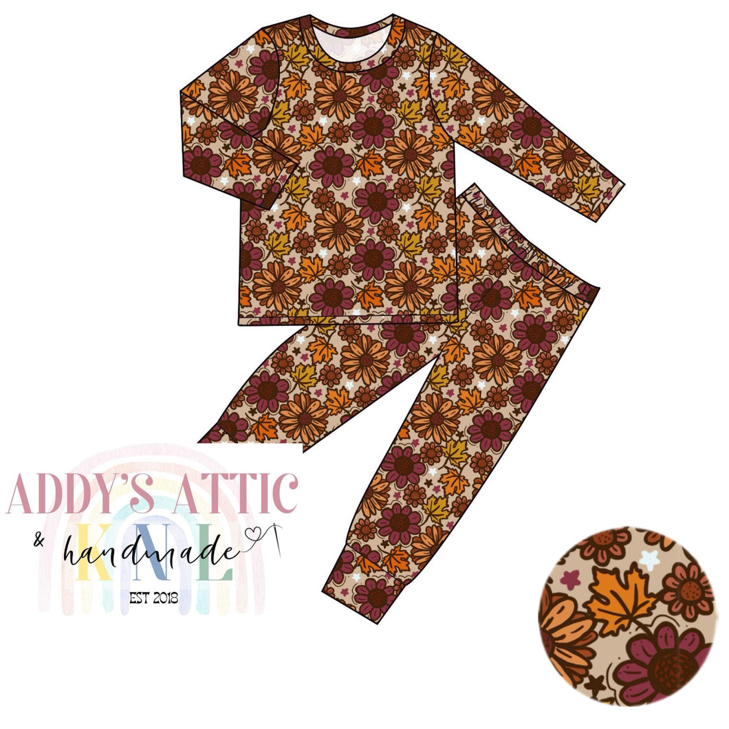 Thanksgiving Floral Lounge Set