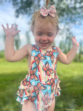 Load image into Gallery viewer, Rainbow Butterflies Romper